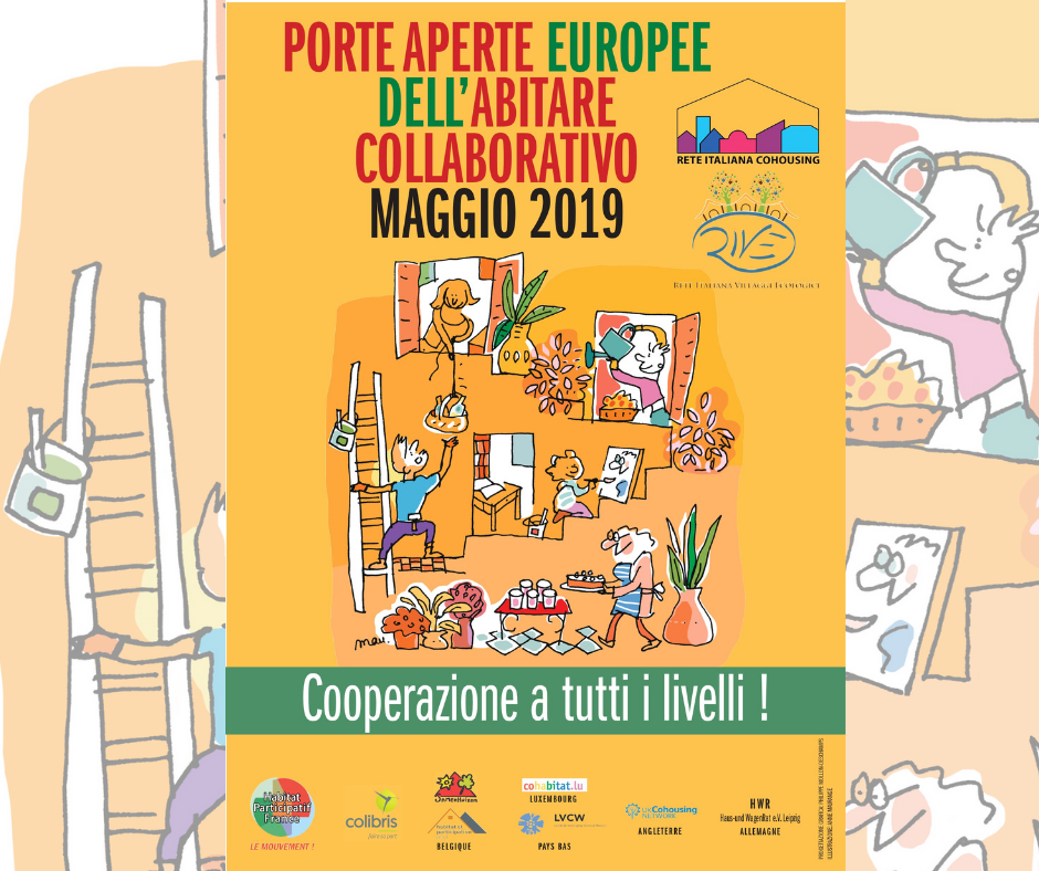 Maggio, mese europeo delle Porte aperte dell’abitare collaborativo