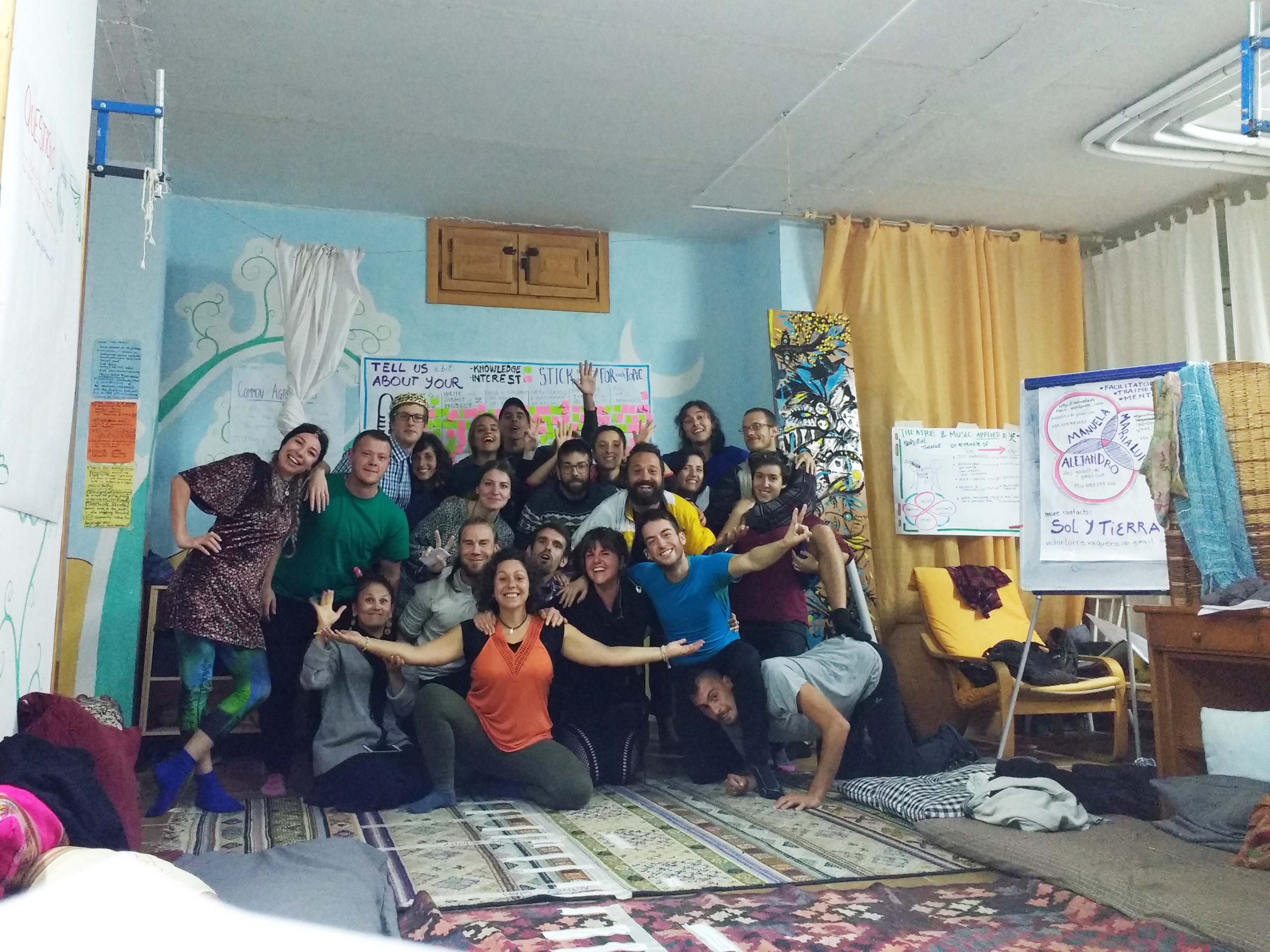 TRAINING COURSE ERASMUS+: Creation of Youth Exchanges on sustainability, using Theatre and Music as a Tool